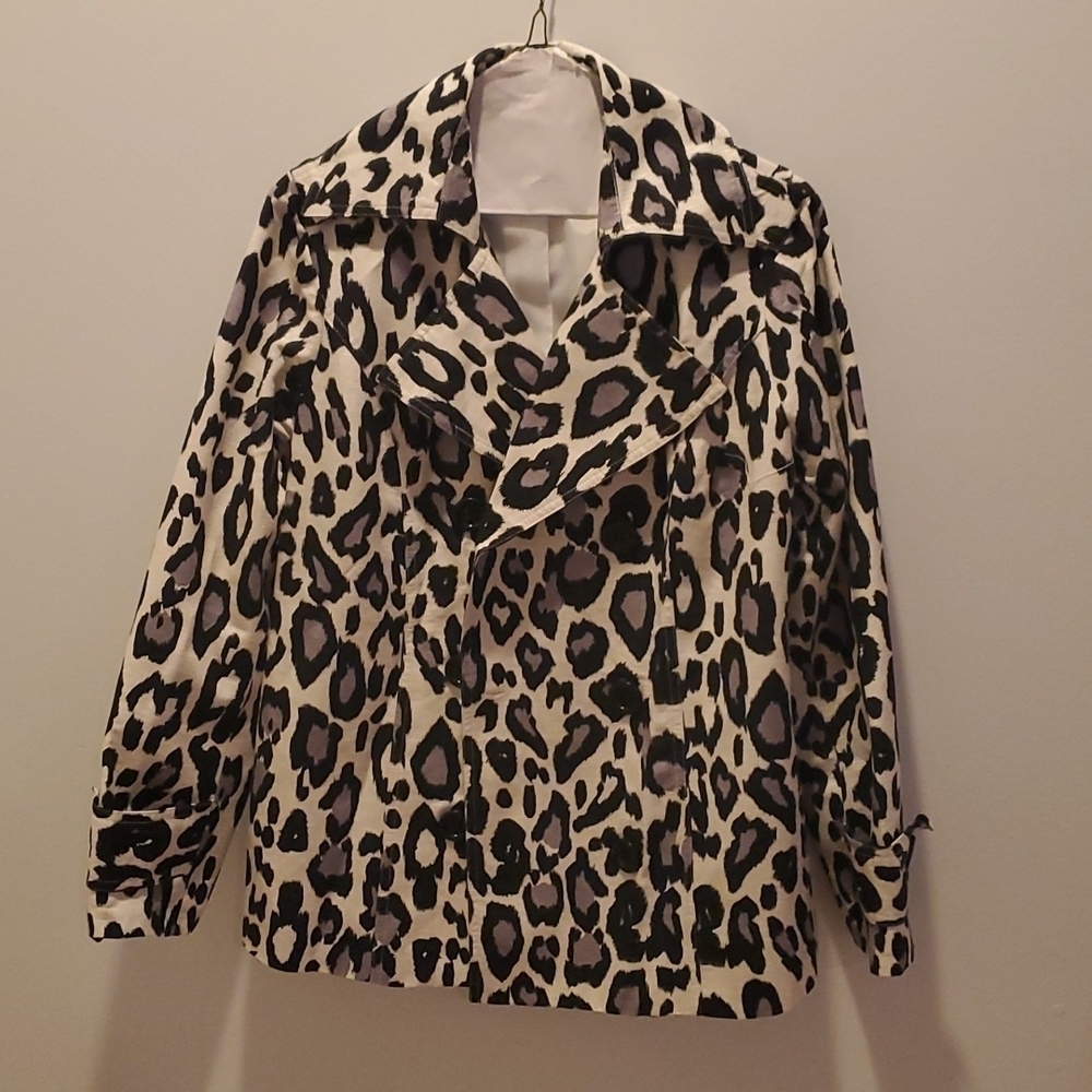 A. Gannetti Black and White Jacket Size S